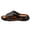 BlackOrange, variant on Recovery Slides for Men Cushioned Cloud Foam Non-Slip EVA Slides with Massage Footbed Open Toe Platform Slip On Sandals for Shower Beach & Casual