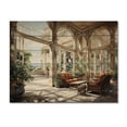 thumbnail image 3 of Designart "Elegant Retreat Country Clubs painting I" Architecture Print on Natural Pine Wood, 3 of 5