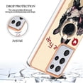 thumbnail image 4 of For Samsung Galaxy S21 Ultra 5g Electroplating Dual-side Imd Phone Case With Ring Holder(smile), 4 of 5