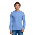 thumbnail image 5 of Gildan Unisex Ultra Cotton Long Sleeve Carolina Blue T-Shirt, Bulk Pack of 3, S, 5 of 5