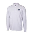 thumbnail image 2 of Men's Cutter & Buck White Old Dominion Monarchs Traverse Stretch Quarter Zip-Pullover Top, 2 of 3