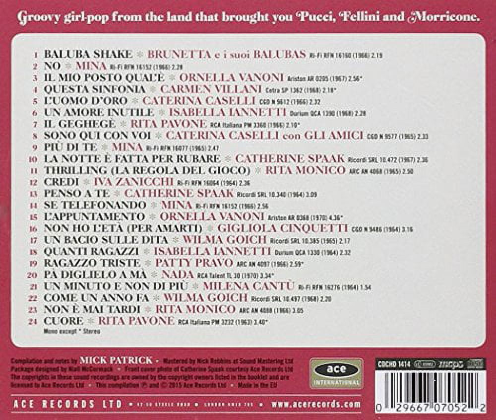 New Vinyl Various - Ciao Bella! Italian Girl Singers Of The 60's [Import] LP