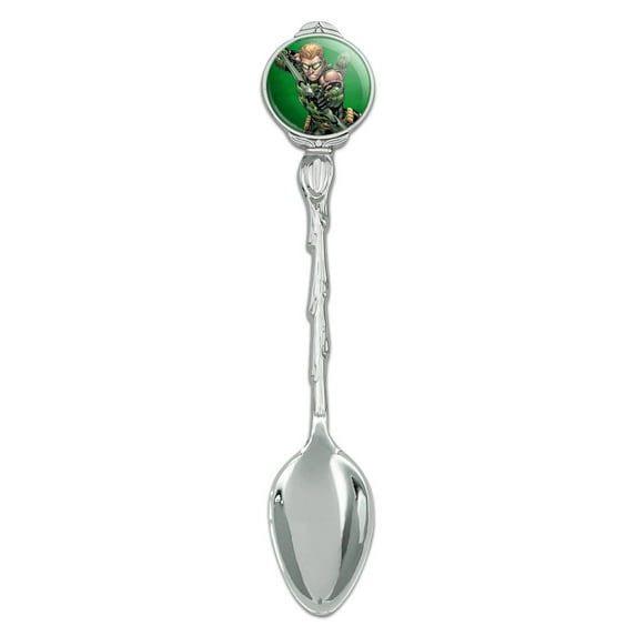 Justice League Green Arrow Character Novelty Collectible Demitasse Tea Coffee Spoon