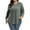 49-GREEN, variant on TEMOFON Plus Size Tops for Womens Long Sleeve Lightweight Sweaters Crew Neck Fall Tunic Tops Casual Loose Button Shirts 3XL