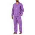 thumbnail image 5 of HAJWOH Button Front Men's Pajama Sets - Soft Comfortable Sleepwear for Home for Sleep and Relaxation, 5 of 5