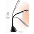 thumbnail image 2 of Lámpara de escritorio OttLite Creative Curves LED con cuello ajustable, 2 of 5