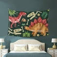 thumbnail image 4 of XMXT Wall Tapestry, Cartoon Style Dinosaurs Wall Decor Tapestry for Bedroom, 60 x 40 inches, 4 of 9