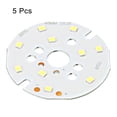 thumbnail image 3 of Uxcell 5W 120lm 6000-6500K 48mm 15-17VDC COB LED Light Chip Beads Bombilla de Ahorro de Energía Blanca 5 Paquete, 3 of 5