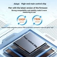 thumbnail image 2 of USB3.2 M.2 SSD Enclosure M.2 Solid State SSD Type-C 10Gbps Hard Disk Box Dual Protocol NVMe/NGFF External Box, 2 of 6