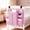 I, variant on Hanging Crib Organizer with Multi-Pockets, Baby Diaper Caddy Storage Bag, Washable Nursery Organizer for Diapers, Bottles, Wipes and Baby Essentials Pink