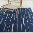 thumbnail image 5 of Balta Hugo Modern Stripe Indoor/Outdoor Area Rug 7'10" x 10' - Navy, 5 of 5