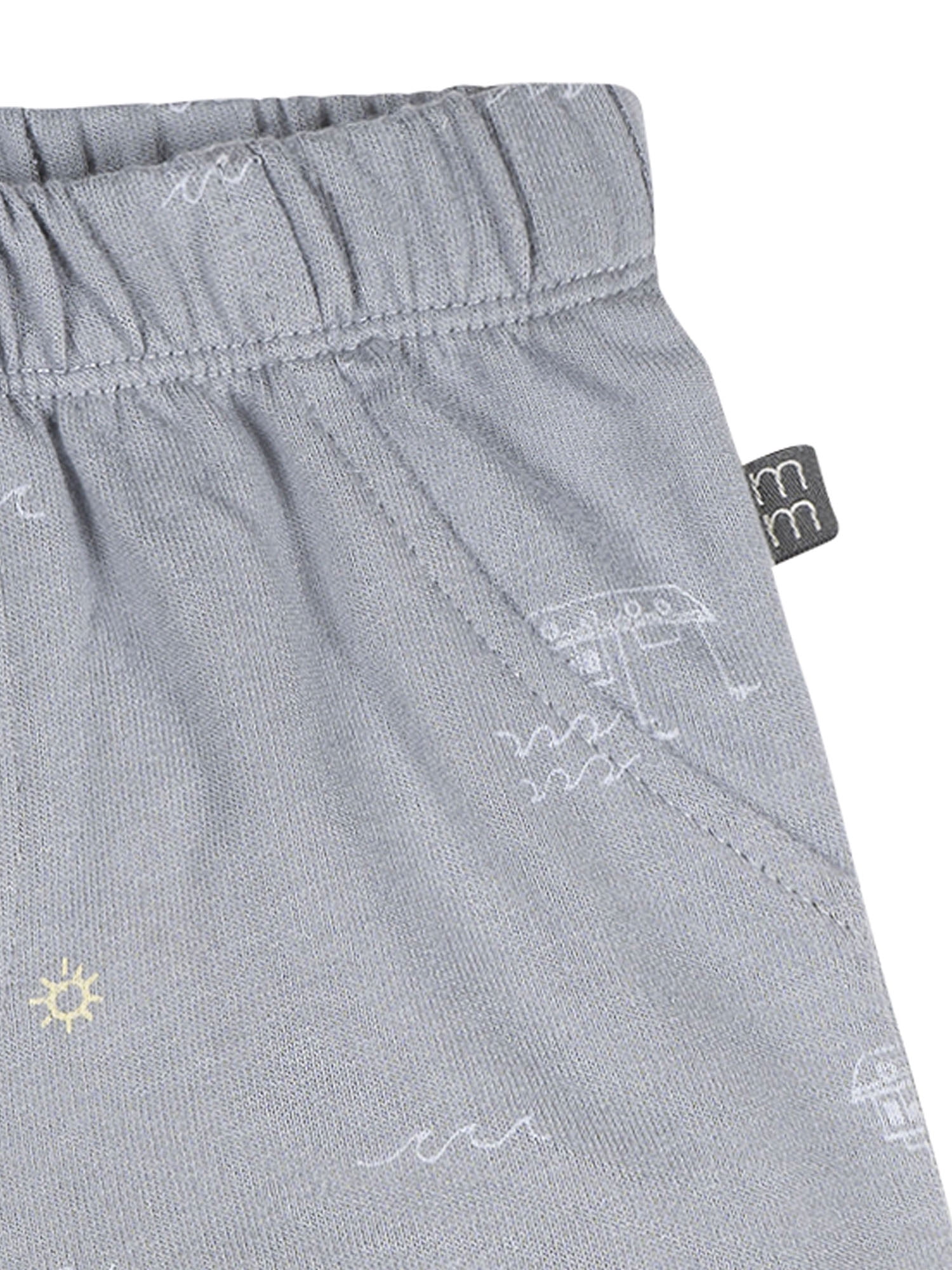 Modern Moments by Gerber Baby Boy Organic Shorts with Mock Pocket, Sizes 0/3 Months - 24 Months