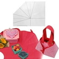 DIY Fabric Foldable Food Sewing Template With Instructions Handbag