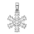 thumbnail image 3 of 925 Sterling Silver Snowflake Earrings and Pendant Set; for Adults and Teens; for Women and Men, 3 of 5
