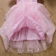 thumbnail image 6 of GYRATEDREAM Toddler Baby Girls Sequin Tulle Puffy Dress Kids Puff Sleeve Mesh Princess Dress Children Wedding Birthday Party Ball Prom Gown for 3-8 Years, 6 of 8