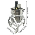 thumbnail image 2 of 13Gallon Automatic Pot Stirrer Commercial Food Mixer Sauce Cooking Mixer Boiler LPG 110V, 2 of 9