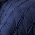 thumbnail image 4 of RUIKASI Blue Queen Comforter Set - Soft and Fluffy Bedding 3 Pieces Set, Pintuck Blue Bedding Sets Queen Size, Bed Set with Comforter, Pillowcases, 4 of 9