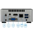 thumbnail image 4 of Intel NUC5PGYH Mini PC, Intel Pentium N3700 Upto 2.4GHz, 8GB RAM, 1TB SSD, HDMI, VGA, Card Reader, Wi-Fi, Bluetooth, Windows 10 Pro, 4 of 6
