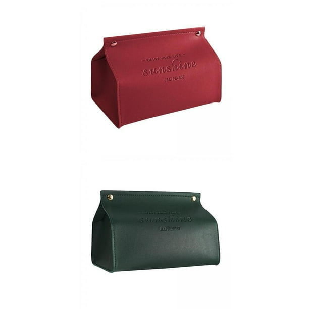 Organizadores de Pañuelos de Algodón para Baño y Habitación. rojo+verde