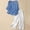 Blue, variant on HAIJIE womens linen set two Piece Easter Sets for Women Summer Spring Lou-nge Sets Travel Vacation Outfits Cap Sleeve Side Slit Wide Leg Pants (Navy,XL)