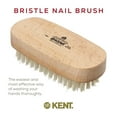 thumbnail image 3 of Kent NB4 Natural Bristle Fingernail Brush and Hand Scrub Brush. Beechwood Finger Nail Brush to Clean Nails and Nail Scrubber Brush for Hands, Feet, Fingernails, and Toenails. Made in England, 3 of 6