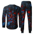 thumbnail image 5 of Wavsuf Sweatsuits 2pcs Sets Mens Jogger Set Long New Motion Shirt Sweatshirt and Sweatpants Red Size 3XL, 5 of 5
