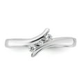 thumbnail image 5 of Sterling Silver Rhodium Plated CZ Ring, 5 of 6