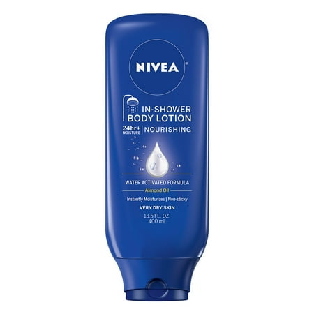 Clean Scented Body Lotion - NIVEA In-Shower Nourishing Body Lotion 13.5 fl. oz.