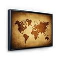 thumbnail image 3 of Designart 'Ancient World Map VI' Vintage Framed Canvas Wall Art Print, 3 of 5