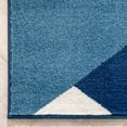 thumbnail image 6 of Well Woven Naya Blue Modern Geometric Diamond Boxes Pattern Area Rug, 6 of 8
