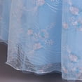 thumbnail image 5 of Wioihee Kids Dress Girls Sleeveless Princess Dress Bow Tie Lace Flowers Mesh Dress Tufted Dress Sky Blue 7-8 Years, 5 of 9