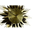 thumbnail image 4 of 25" Gold Metal Starburst Wall Clock, 4 of 5