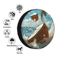 thumbnail image 4 of Susaid Fresh Coconut Splash Print Tire Covers,Waterproof Anti-UV Snow Sun Rain Tire Covers for RV,Truck, SUV, Trailer, Camper-16 inch, 4 of 6