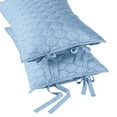 thumbnail image 3 of Better Homes & Gardens Tencel Quilted Pillow Shams, Standard, Light Blue, 2 Pack, 3 of 7