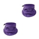 thumbnail image 3 of Yuarrent Calentador de cuello Calor a prueba de frío Fleeced Colores surtidos Fijación térmica Chic Cuellos Polaina Espesar Pañuelo para Violeta 2Conjunto, 3 of 6
