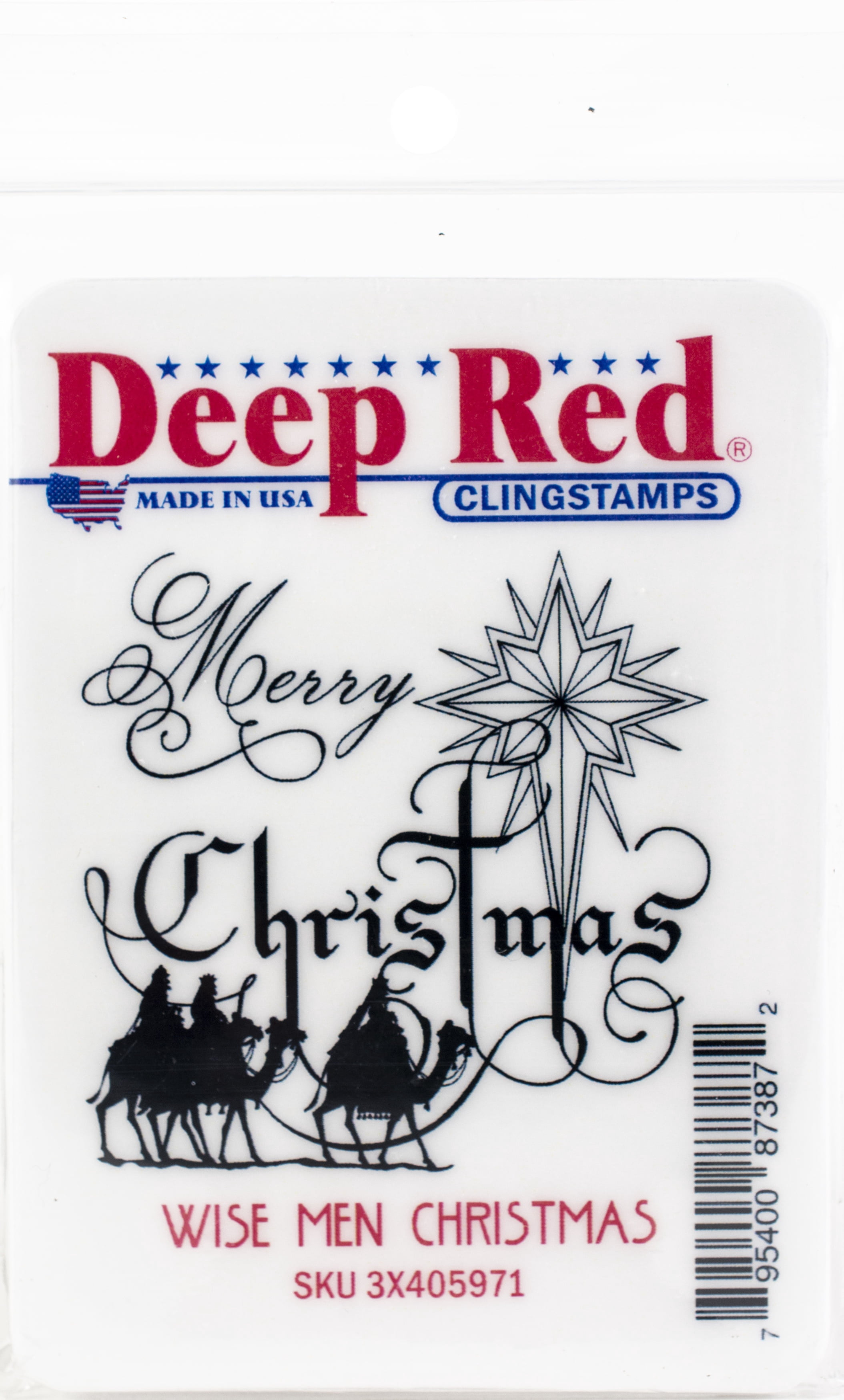 Deep Red Stamps VW Bug Rubber Stamp - 3" X 2.1" Cling Mount, No Block Included