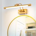 thumbnail image 3 of LED 8W Mirror Wall Light Bathroom Lighting Brass Indoor Lighting With Switch 40CM 3000K Adjustable Reading Lamps, 3 of 5