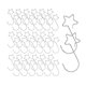 thumbnail image 4 of 100x Ganchos para árboles de Navidad Macarena Forma de Estrella, 4 of 8