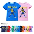 thumbnail image 4 of Camiseta de algodón CR7 2024 para adolescentes, camisetas para niños pequeños, camisetas para niñas, ropa para niños en edad escolar, 4 of 5