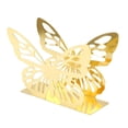 thumbnail image 5 of CoudarTitie Butterfly Napkin Holder Metal Freestanding Tissue Dispenser Stable Base Tabletop gold, 5 of 7