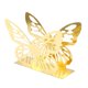 thumbnail image 5 of Servilletero de mariposa, compacto, de metal, dispensador de pañuelos independiente, soporte para pañuelos oro, 5 of 7
