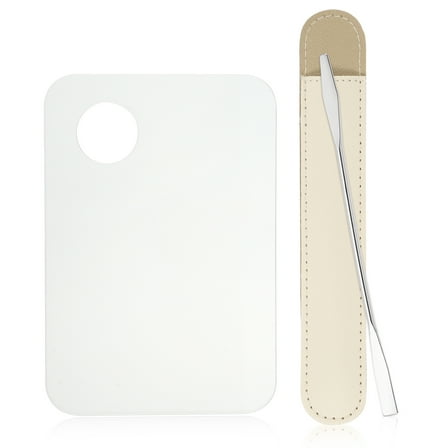 1 Set Acrylic Cosmetic Makeup Palette Foundation Blending Tool Cosmetic Makeup Palette for Mixing Clear