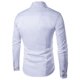 thumbnail image 1 of Hombres Casual Irregular Multicolor Botón Slim Fit Manga larga Cardigan Camisas Pompotops oipoqjl26506, 1 of 3