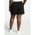 thumbnail image 2 of Terra & Sky Women's Plus Size Fleece Shorts with Pockets, Sizes 0X-5X, 2 of 5