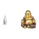 thumbnail image 1 of Figura coleccionable de Buda Pingüino, adorno decorativo artesanal, estatua de animal para inauguración de casa, mesa, bar, dormitorio, oficina, fiest, 1 of 8