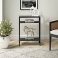 thumbnail image 4 of Henn&Hart 22" Blackened Bronze Metal Console Table, 4 of 8