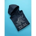 thumbnail image 3 of Ikal And Snake Head. Hoodie Women -Ikal Designs, Female XX-Large, 3 of 4