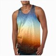 thumbnail image 3 of NOLDARES Mens Workout Tank Tops Soft Gym Muscle Shirt Sleeveless Classic T Shirts(Gold,XXL), 3 of 6