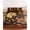 Orange2, variant on Cal.King Size Fitted Sheet Set - Thanksgiving Fall 3 Piece Bedding Sets 16" Deep Pocket Fitted Sheet with 2 Pillowcases, Farmhouse Vintage Botanical Flowers Brushed Microfiber Hotel Luxury Bed Sheets