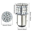 thumbnail image 2 of 2 Pcs Lightful BAY 15D 1157 50SMD 1206 LED Car Brake Light, DC 12V 50 LEDs Auto Rear Tail Lights, Red Turn Signal Lamps Bulb, 2 of 3